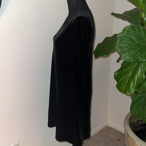 Banana Republic Women’s Black Velvet Pullover Dress Size Large - Picture 9 of 16